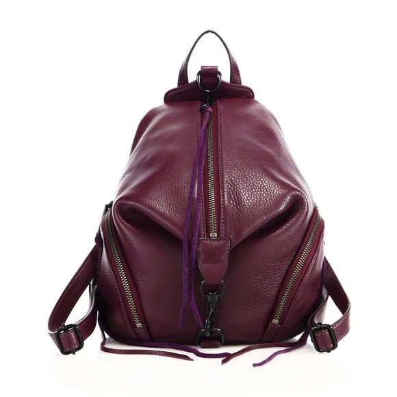 Rebecca Minkoff Handbags - REBECCA MINKOFF MEDIUM JULIAN BACKPACK DARK CHERRY